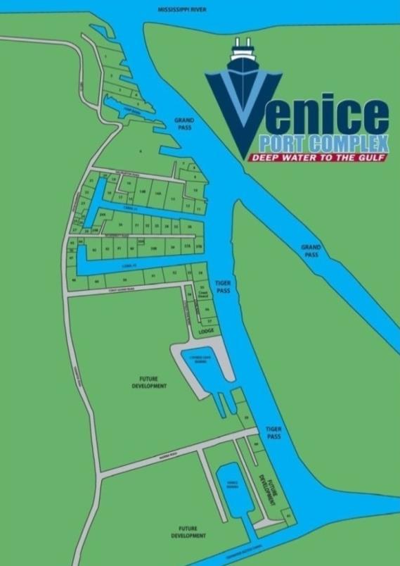 Port of Venice & the Parish Active Oil and Gas Wells
