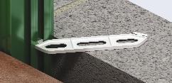 The brackets are made of strong, re usable polypropylene and supplied in packed sets of four.