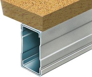 Lengths range from 1050mm to 3000mm Medium Duty Stepped Beam (2LST) For use with 18mm thick chipboard or
