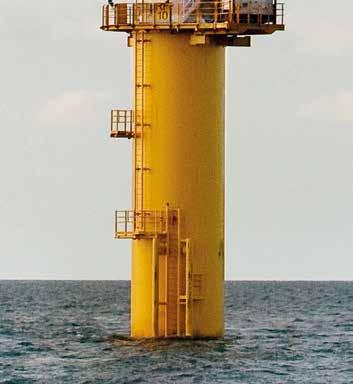 Copper-nickel sheathing on offshore structures the most cost-effective, long-term alternative to conventional coating systems Photo: RWE Innogy Photo: RWE Innogy Corrosion protection of offshore wind