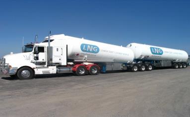 New Growth Areas for Gas LNG for Heavy vehicles LNG-run trucks represent a significant improvement