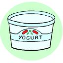 Yoghurt is produced by the