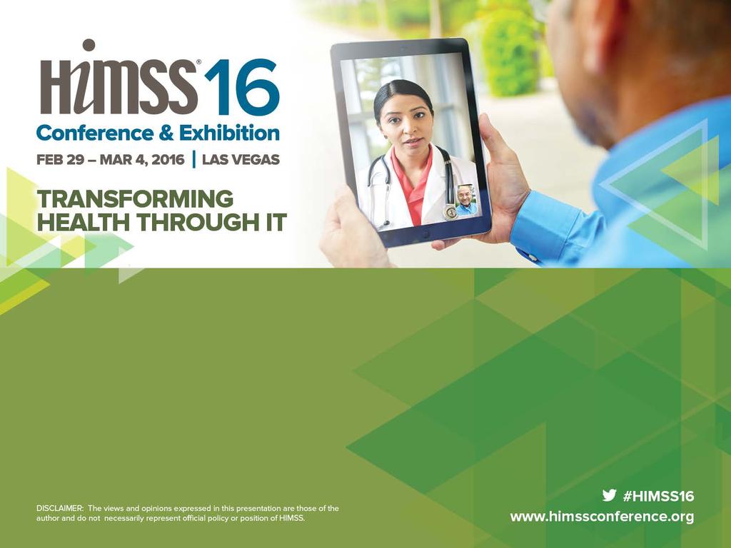 Developing a Learning Health System HIMSS