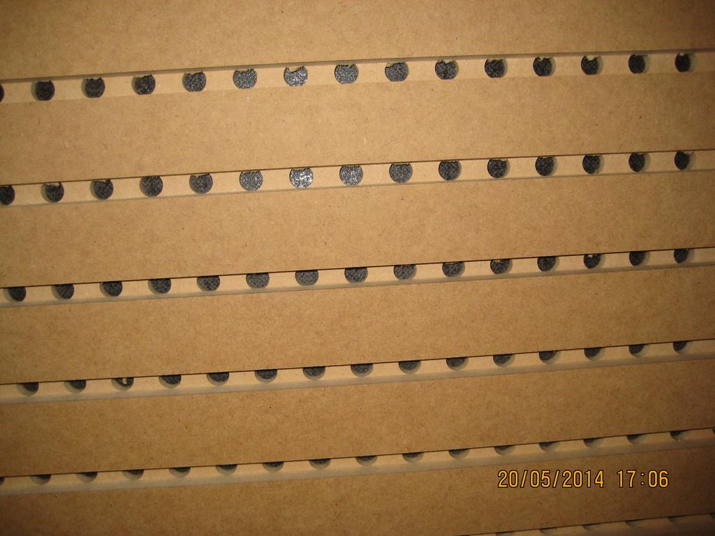 Boxed Insulation backing Slotted /