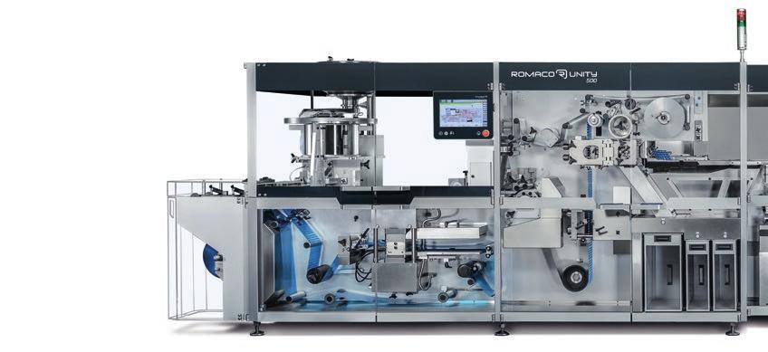 Delivering Solutions Versatile Blister Solutions Romaco Noack blister packaging lines impress with excellent OEE values: performance, quality and availability improve the overall effectiveness of the