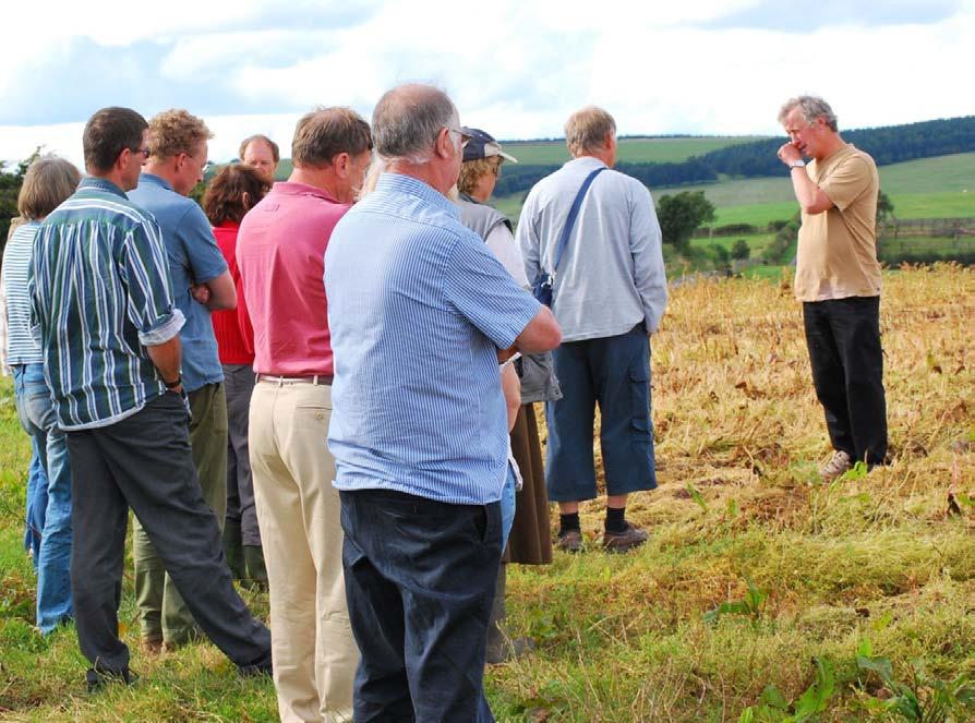 Working with farmers and landowners Through Farmers Dens, workshops and visits, free one to one