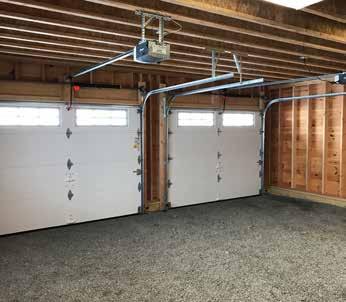 Willow Creek standard features Garages BASE PRICE MODEL Continuous Ridge & Soffit Ventilation System 9 - Lite Entry Door Lockset For Entry Door 9x7 Garage Door (non-insulated)