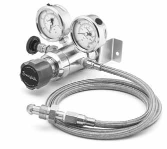 male NPT connection Stainless steel cases and wetted components See the Swagelok Pressure Gauges, Industrial and Process catalog, MS-02-170, for more information.