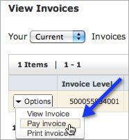 Paying Invoices There are two ways to access the screens to pay invoices.