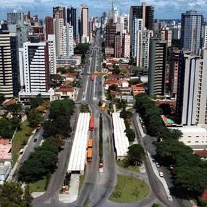 Curitiba in 1974 and now