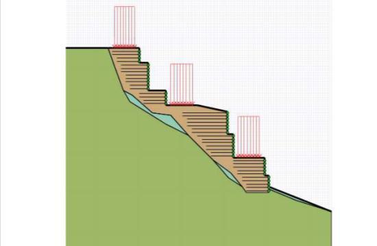 Longitudinal Profile Figure 10 shows the final longitudinal profile of a wall. (b) Design Results Fig.8.