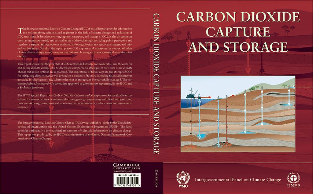 What Do We Know About the Risks of Geological Storage of CO 2? http://www.ipcc.ch/activity/csspm.