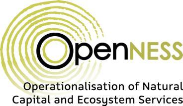 OpenNESS brief - no. 6 - May 2017 LINKS BETWEEN NATURAL CAPITAL AND ECOSYSTEM SERVICES KEY MESSAGES The delivery of ecosystem services depends on five groups of natural capital attributes: A.