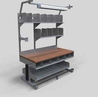 Galvanized steel or stainless steel construction workstations Our ergonomic workstations are designed