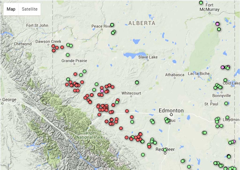 Case One: Local Gasoline Demand Alberta Active Wells Refineries Oil wells Gas wells Refineries $0.
