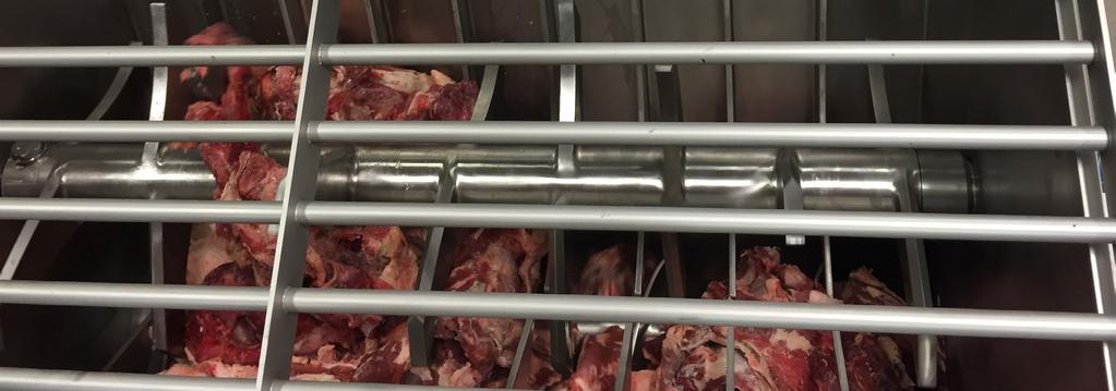 BIRCHWOOD FOODS TEMPERED BLOCK SYSTEM Birchwood Foods, a provider of fresh and frozen, raw and fully cooked beef, pork, and poultry products came to us needing a new process to break apart and treat