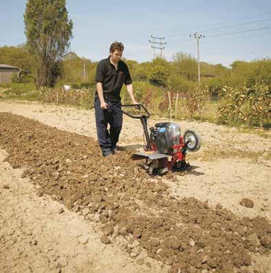 working in the most demanding of ground conditions. Ideal for gardens and allotments.