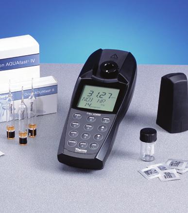 Colorimeters Orion AQ3700 Colorimeter Featuring tests for nitrogen, phosphate and COD Preprogrammed with many colorimetry reagents and COD tests.