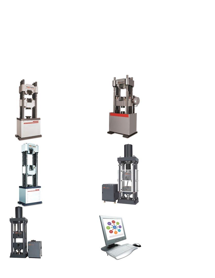 SERVO-HYDRAULIC - STATIC - UNIVERSAL TESTING MACHINES The NextGen testing frames provide a solution for high-capacity applications for a wide range of high-strength materials to meet all of your