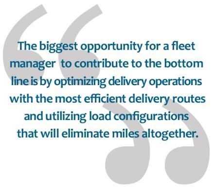 Real-time Route Optimization In Beverage Industry Magazine s Fleet Survey 2, roughly two-thirds of the respondents cited route optimization as their top strategy for controlling fuel costs.