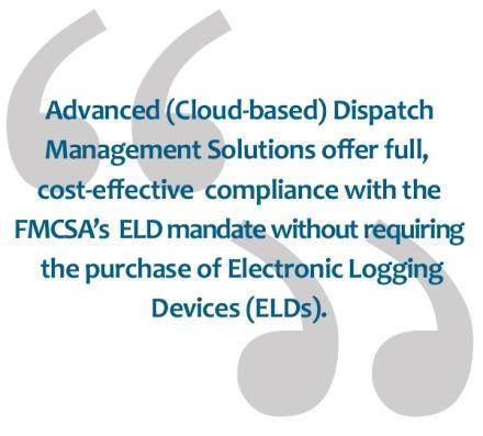 Reduced Forms and Fewer Customer Disputes These advanced dispatch and delivery solutions usually offer both electronic signature and proof of delivery image capture so you know immediately what was