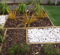 - Front landscaping must be of a contemporary design in order to enhance the architecture of the dwelling - Front landscaping is encouraged to be environmentally sensitive by utilising