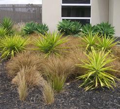 materials such as pebbles, sand, mulch and/or bark - Any retaining walls within public view are limited to a height of 0.