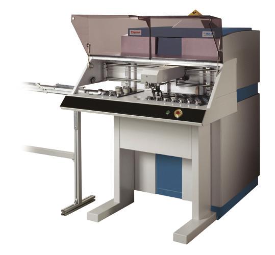automated with the ARL SMS-3500 Series, including one or two sample preparation machines For