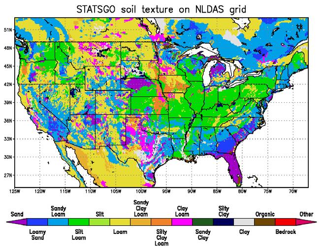 National Land Cover Database for the conterminous US STATSGO-based Sacramento Soil