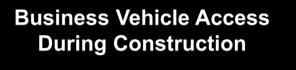Vehicular access to businesses and residences provided on WIS 28/67 only as needed during construction. Constricted work area, deep trenches and rough pavement may damage vehicles not preferred.