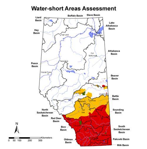 WCP: Evaluation of Water Sources Evaluation of alternative sources according to a risk classification system o More rigorous evaluation in water-short areas or other areas of water stress Evaluation