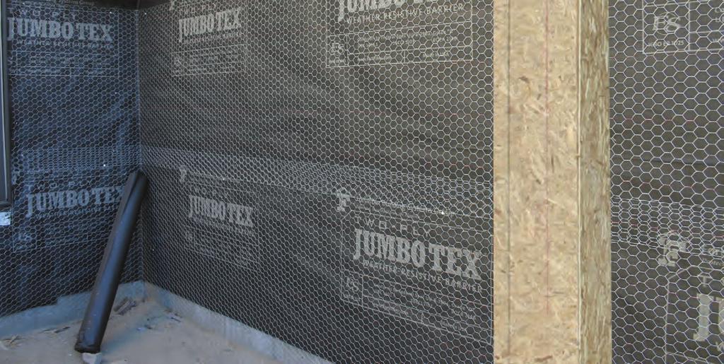 Building professionals will tell you that Jumbo Tex is the industry s most proven, time-tested weather-resistive barrier ASPHALT-SATURATED KRAFT PRODUCTS Jumbo Tex and Fortify Weather-Resistive