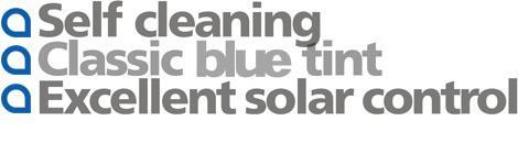 mbi Sunshade Blue is our best performing solar controlled glass to date.