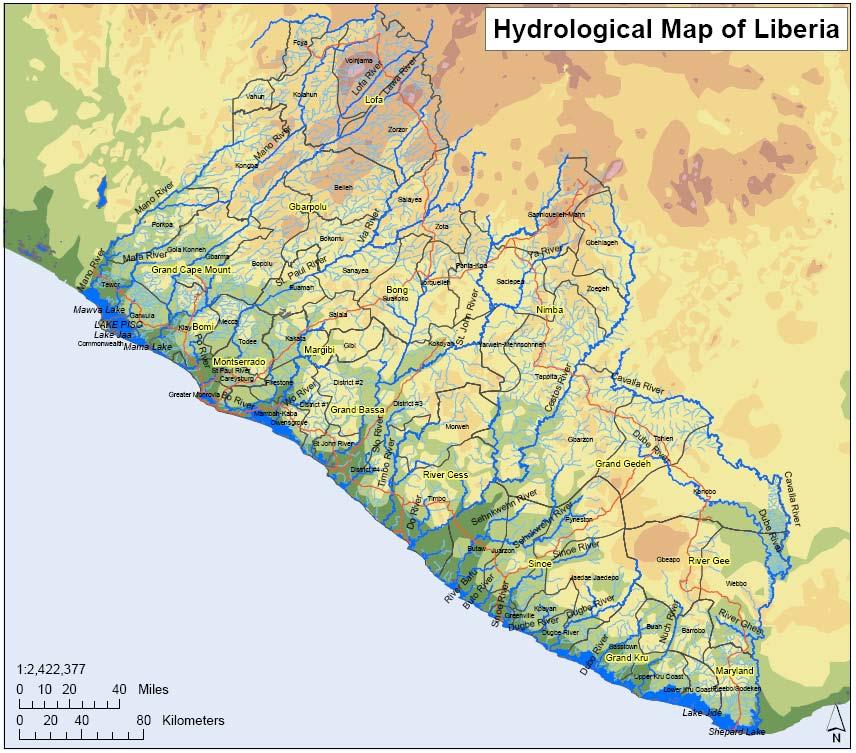 Hydro Potential Liberia has six major rivers,