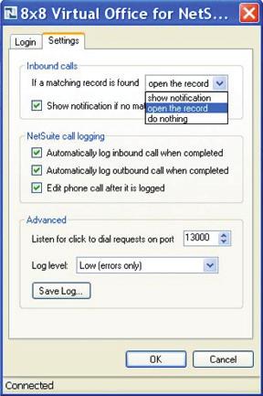 You can configure your NetSuite software to open the contact record via the