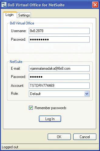 Double-click on the icon in the above screen 2. Please enter your Virtual Office Online username and password.