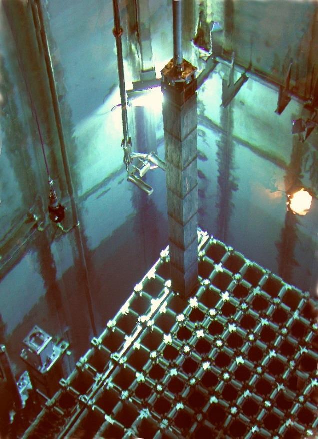 Spent Fuel Management About a quarter to a third of the total fuel load of a reactor is removed from the core every 12 to 24 months and replaced with fresh fuel.