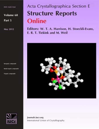 Acta Crystallographica Section E Structure Reports Online ISSN 1600-5368 Editors: W.T. A. Harrison, H. Stoeckli-Evans, E. R.T. Tiekink and M. Weil Redetermination of durangite, NaAl(AsO 4 )F Gordon W.