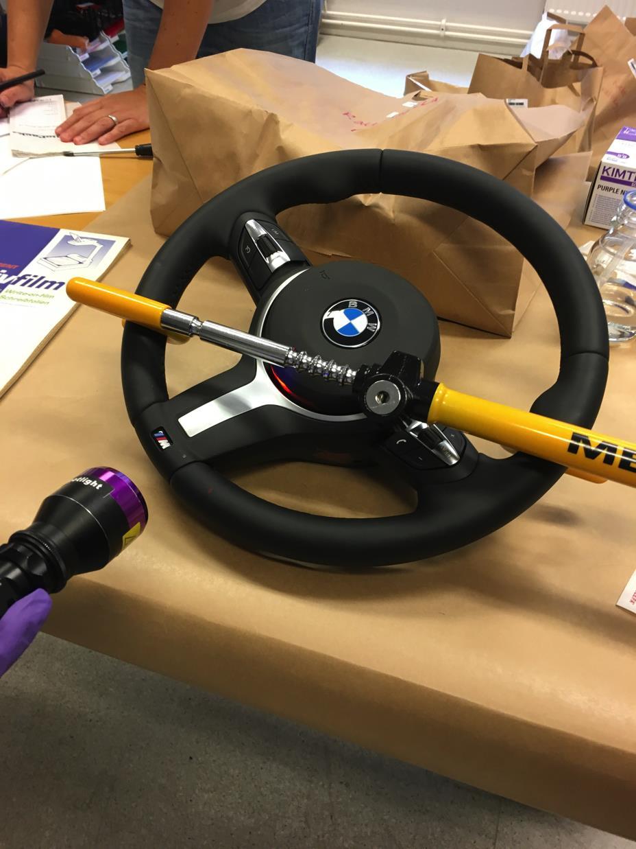 Recovered Steering Wheel from Chop
