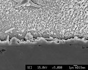 336 hours. The average height of the (Ni,Cu) 6 Sn 5 IMC formed after reflow was about 2.35 µm.