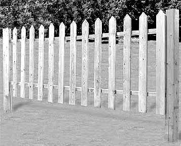 Picket Fence *Privacy fences are not permitted in drainage easements.