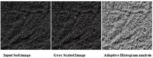 Fig5: app layout Soil image is processed for image enhancement (Fig 6 )