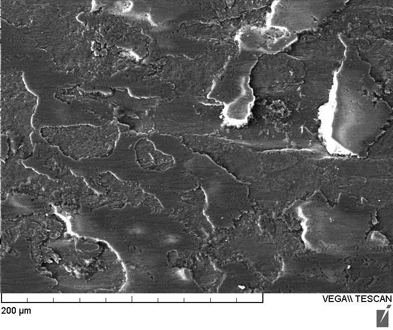 (a) Oxide films (b) Figure 6-21: SEM images of worn surface of heat-treated AISI 420