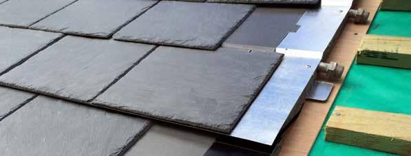 THERMAL SOLAR COLLECTOR NAILS SOLAR COLLECTOR DETAIL INSTALLATION SYSTEM WITH NAILS Slate dimensions Collector nominal thickness