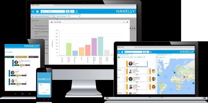 Hanelly is a cloud-based software solution that enables companies to quickly understand their current organizational structures and visualize the potential impact of their decisions through HR
