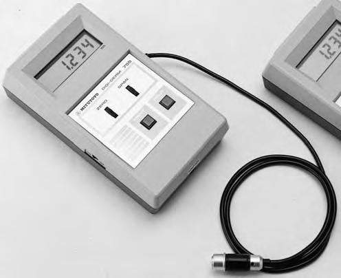 Digi-Derm SERIES 179 Electronic Coating Thickness Gage Measurements are displayed on the clear LCD screen and can be output for SPC data analysis.