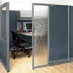 An optional translucent Rolling Screen Door provides a simple privacy solution whether you are working at your