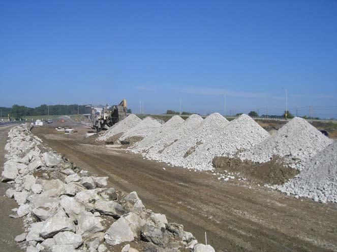 More By-Products as Aggregate in Concrete Options to be provided Black rock (coarse FRAP) as a coarse aggregate, with and without steel slag content