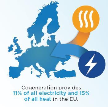 Cogeneration Today More than 100,000 European consumers self-generate electricity and heat with cogeneration in their homes and businesses.