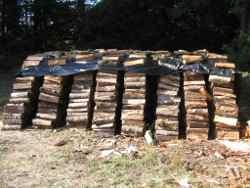 Wetter wood provides fewer Btu s